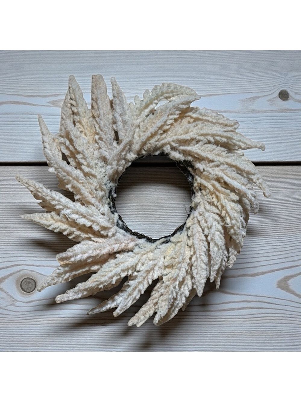 Target Cream Faux Wreath 12 Inch Indoor NWT